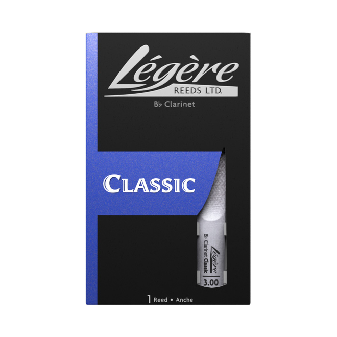 Legere Classic Series Bb Clarinet Reed, 2
