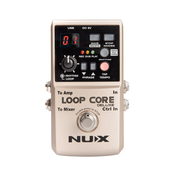 NUX LOOP CORE 
長時間録音可能。rhythmでビート機能は便利です Amazon.com: Nux Loop Core Guitar Effect Pedal Looper 6 Hours