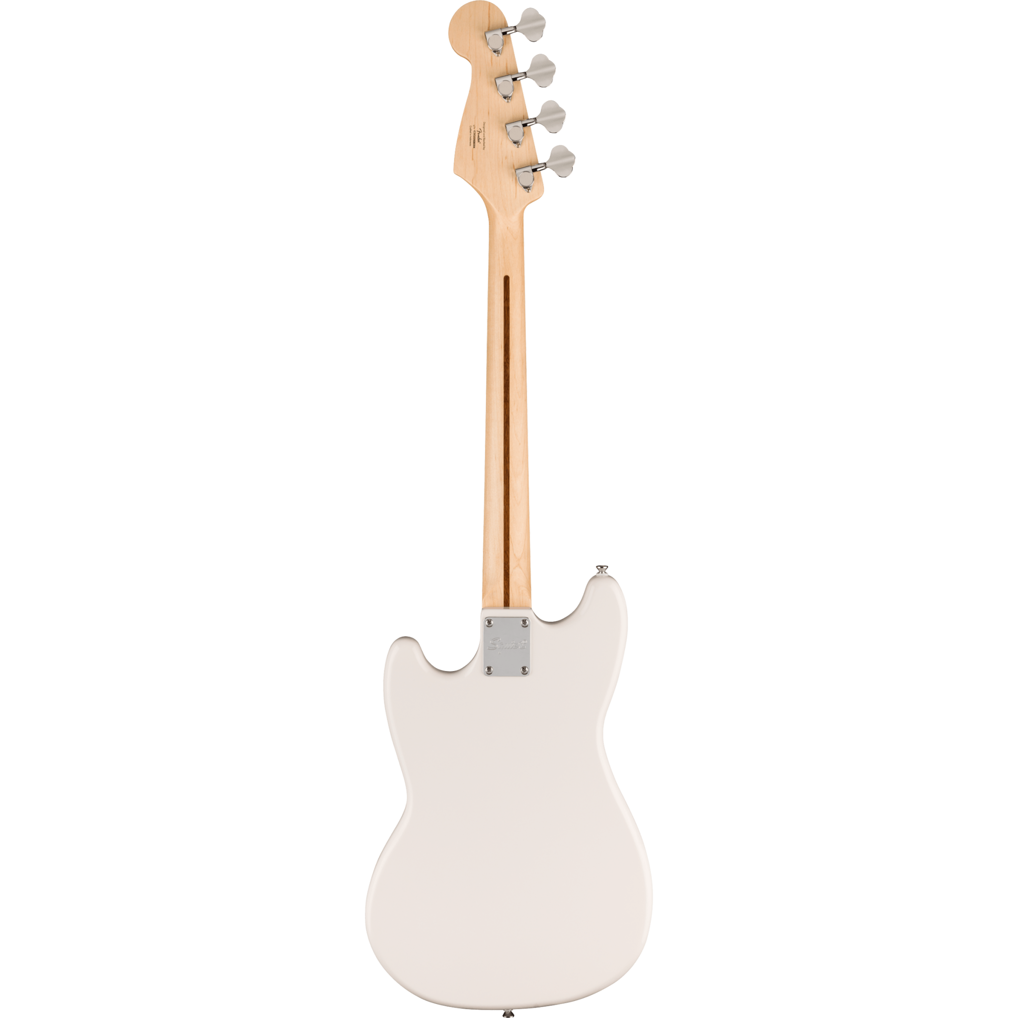 Squier Sonic Bronco Bass, Maple Fingerboard, White Pickguard