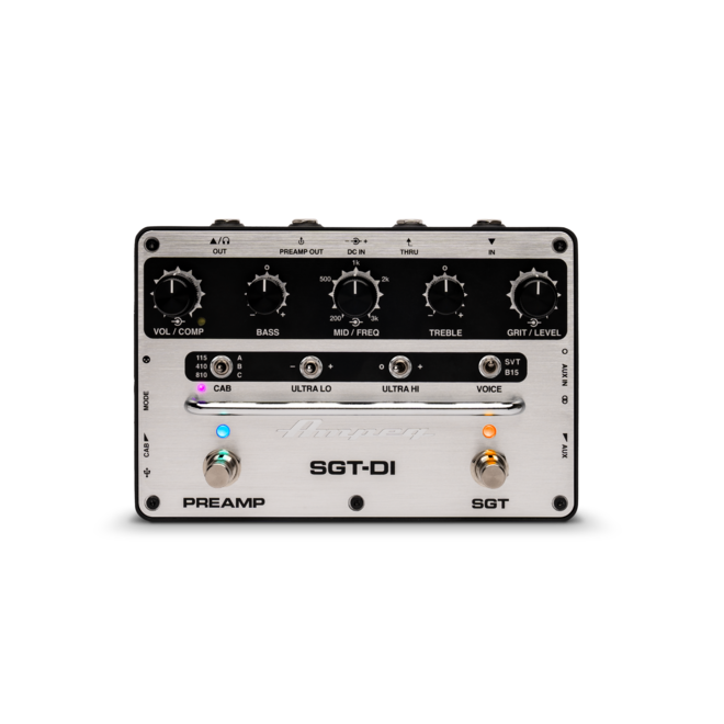 Ampeg SGT-DI All-In-One Bass Preamp/DI Pedal