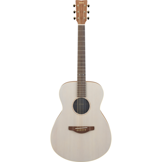 Yamaha STORIA I Acoustic-Electric Guitar, Solid Spruce/Mahogany, White Top, Semi Gloss