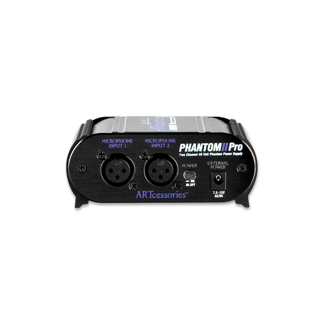 ART Phantom II Pro Dual Channel 48V Phantom Power Supply