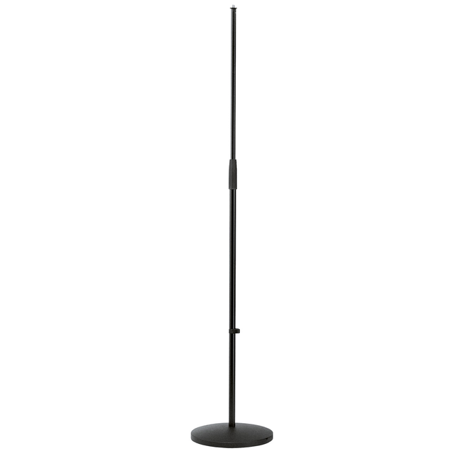 K&M 260/1 Round Base Microphone Stand, Black