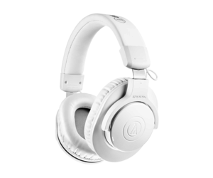 Audio-Technica ATH-M20xBT Wireless Over-Ear Headphones, White