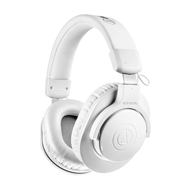 Audio-Technica ATH-M20xBT Wireless Over-Ear Headphones, White