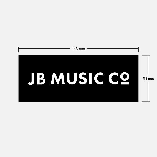 JB Music Co. Assorted Sticker Bundle, Pack of 4