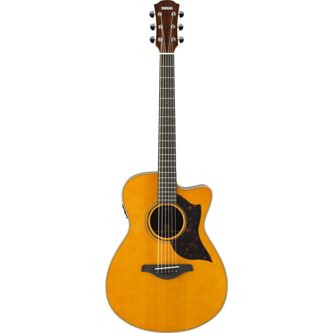 Yamaha AC3R ARE Folk Cutaway Acoustic-Electric Guitar, Solid Sitka Spruce/Solid Rosewood, Vintage Natural, w/Hard Bag