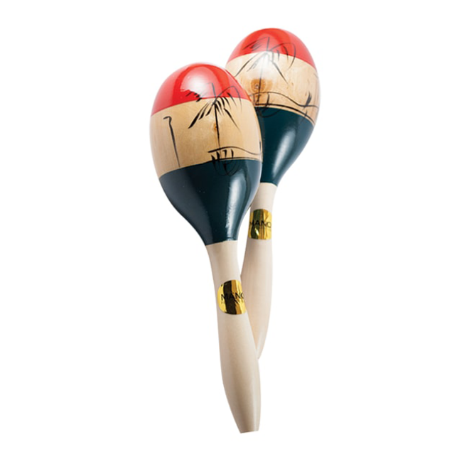 Mano Percussion Traditional Wood Maracas