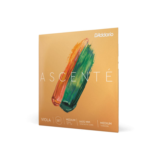 D'Addario Ascente Viola String Set, Medium Tension, 4/4