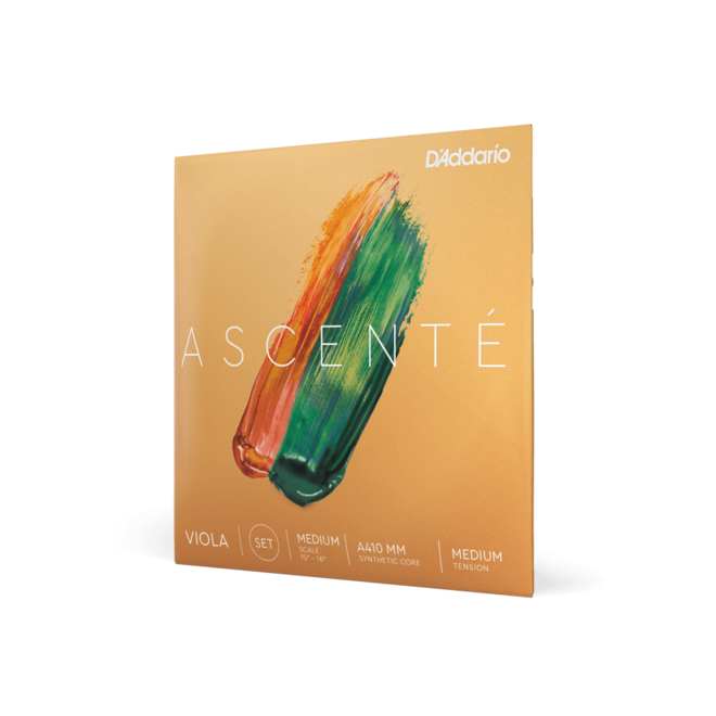 D'Addario Ascente Viola String Set, Medium Tension, 4/4