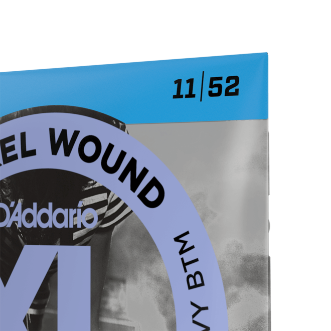 D'Addario EXL116 XL Nickel Wound Electric Guitar Strings, 11-52 Medium/Heavy