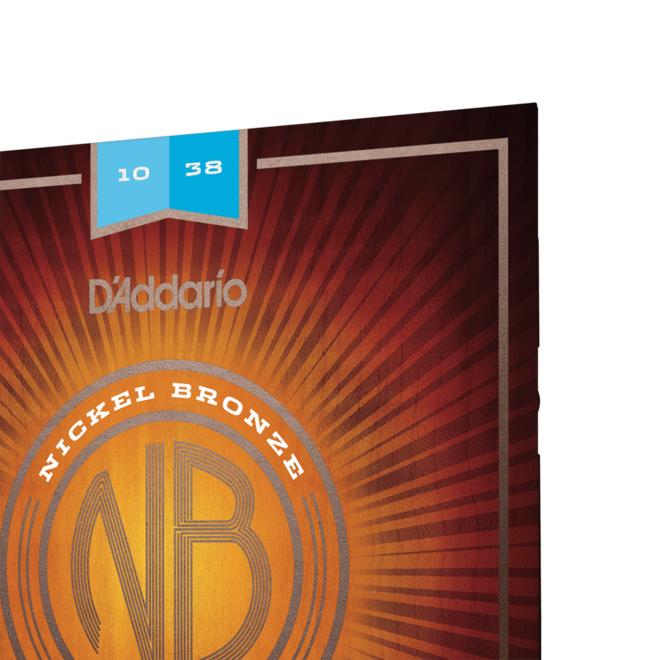 D'Addario NBM1038 Nickel Bronze Mandolin Strings, 10-38 Light