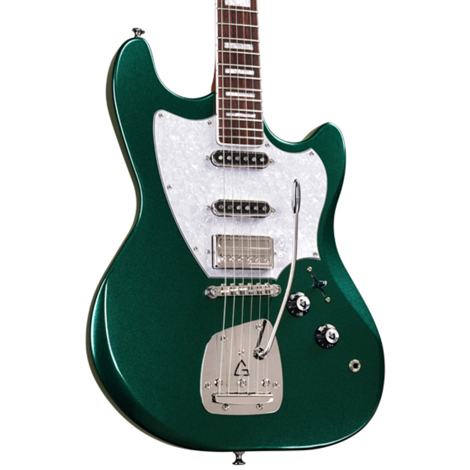 Guild Surfliner Deluxe Solidbody Electric Guitar, Evergreen Metallic