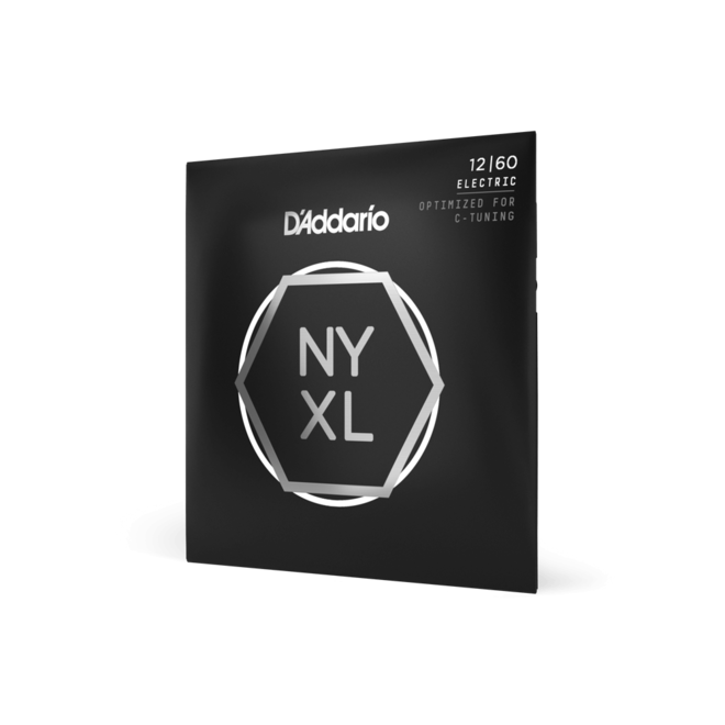 D'Addario NYXL Nickel Wound Electric Guitar Strings, 12-60 Extra Heavy