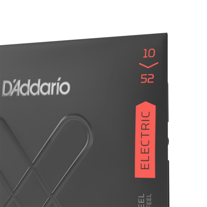 D'Addario XTE1052 XT Coated Electric Guitar Strings, 10-52 Light/Heavy