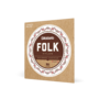 D'Addario EJ33 Folk Nylon Classical Strings, Bronze/Clear Nylon, Ball End, 80/20
