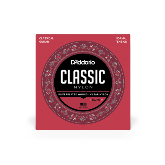 D'Addario EJ27N Nylon Student Classical Strings, Normal Tension