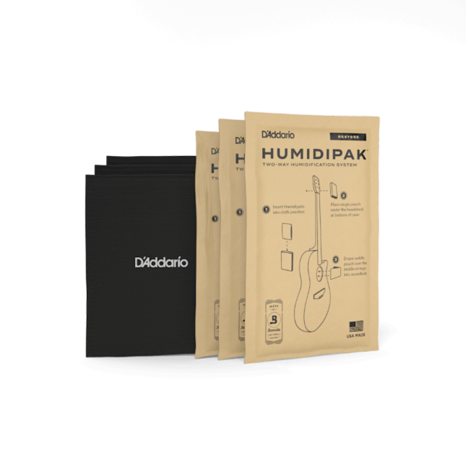 D'Addario Humidipak Maintain, Automatic Humidity Control System w/3 Refills
