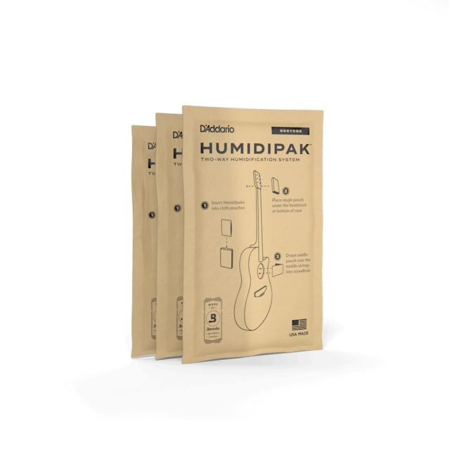 D'Addario Humidipak Restore Automatic Humidity Conditioning Packets