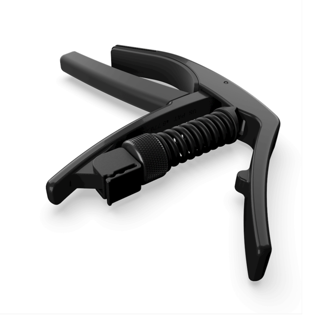 D'Addario Artist Guitar Capo, Black