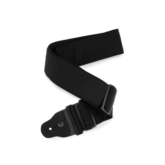 D'Addario 3” Tubular Padded Strap, Black
