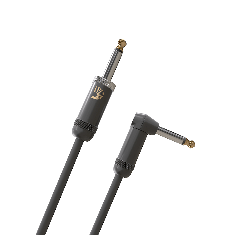 D'Addario American Stage Instrument Cable, Right-Angle, 20'