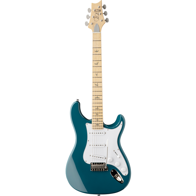 PRS SE Silver Sky Electric Guitar, Maple, Nylon Blue, Gigbag