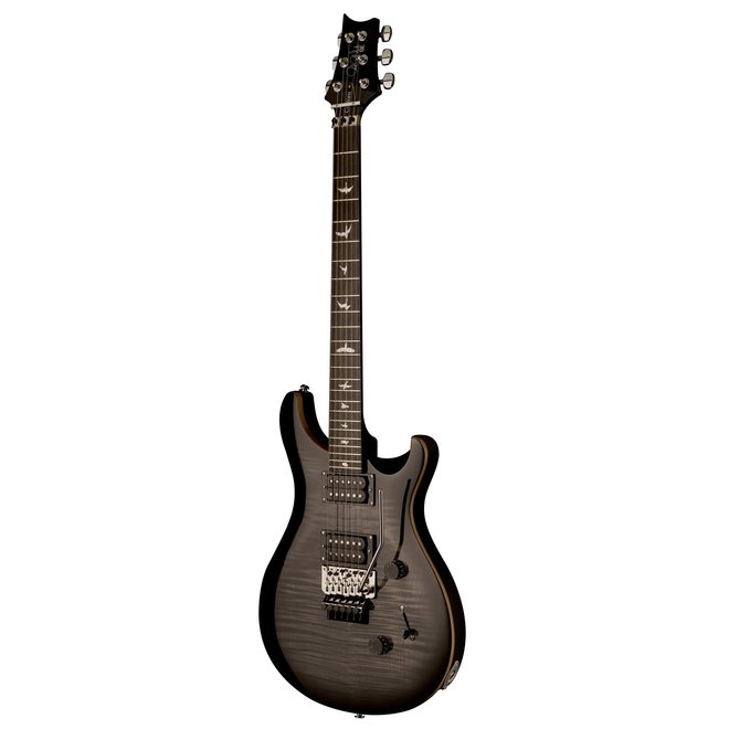 PRS SE Custom 24 Floyd Electric Guitar, Charcoal Burst, Gigbag