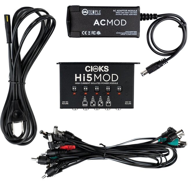 Temple Audio MOD-Hi5 Cioks High Current Isolated Power Module w/AC MOD Adapter