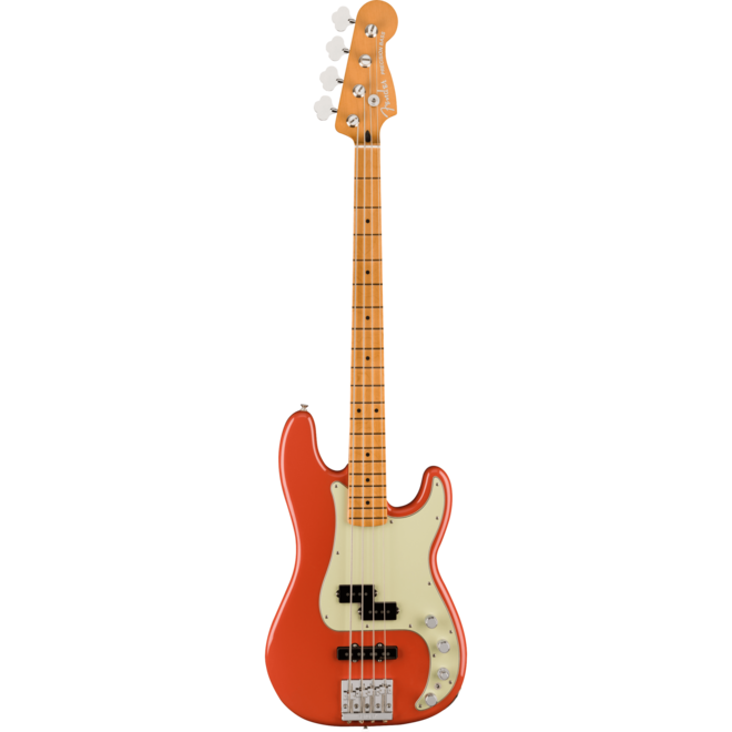 Fender Player Plus Precision Bass, Maple Fingerboard, Fiesta Red, w/Deluxe Gigbag