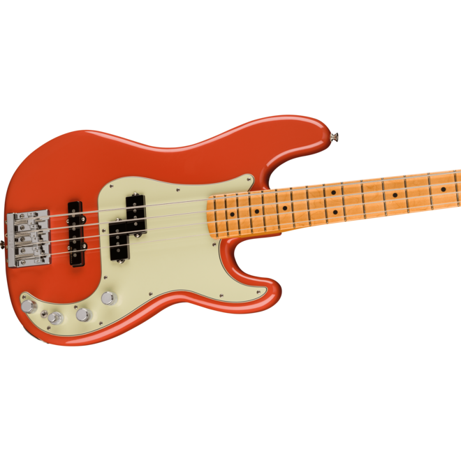 Fender Player Plus Precision Bass, Maple Fingerboard, Fiesta Red, w/Deluxe Gigbag