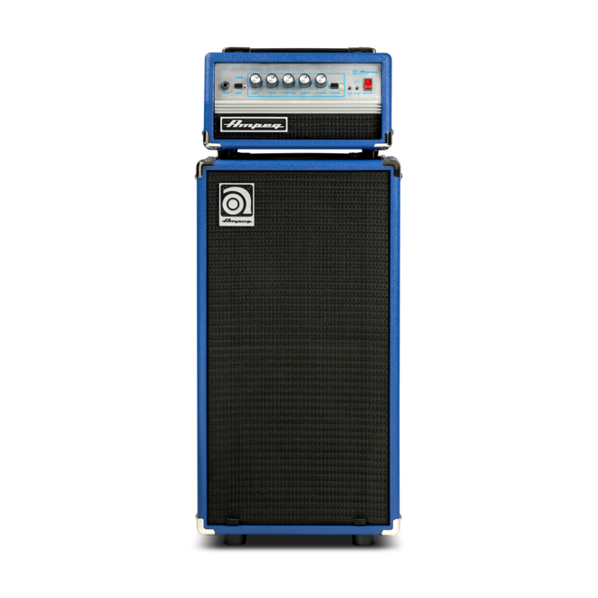 Ampeg MICRO-VR Stack, 200-watt Head, SVT-210AV Cabinet, Limited Edition Blue