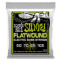 Ernie Ball 2812 Regular Slinky Flatwound Bass Guitar Strings, 4-String, 50-105