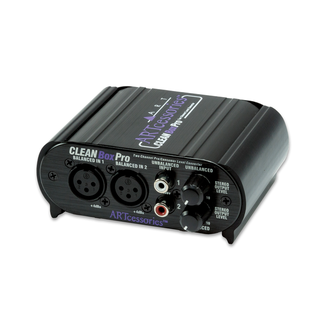 ART CLEANBoxPro Dual Channel Balanced/Unbalanced Level Converter
