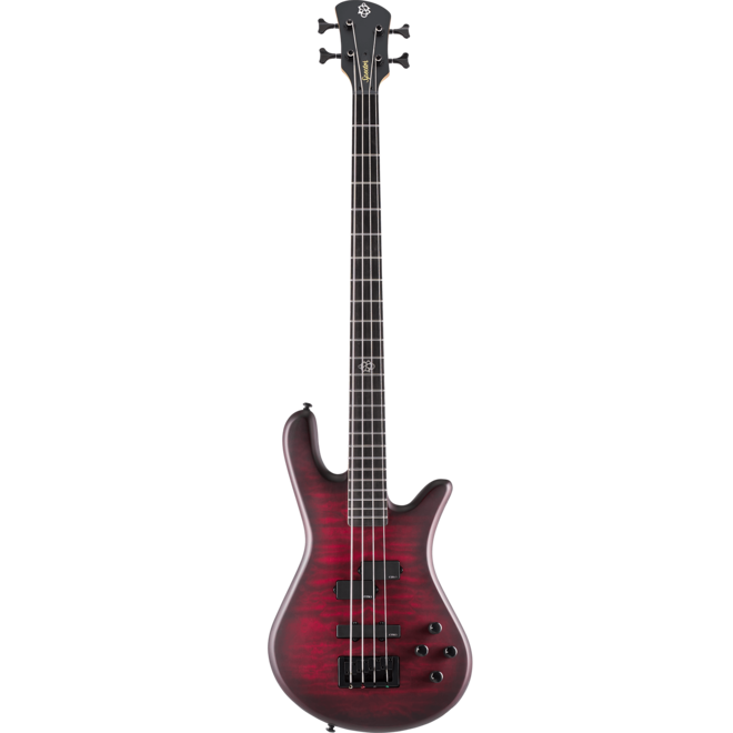 Spector NS Pulse II Series 4-String Electric Bass, Black Cherry Matte