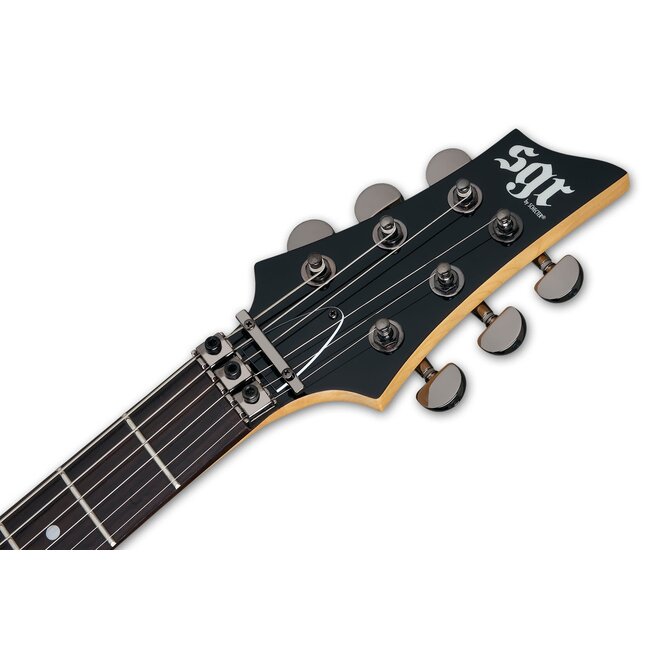 Schecter C-1 Floyd Rose SGR Electric Guitar w/Gigbag, Walnut Stain
