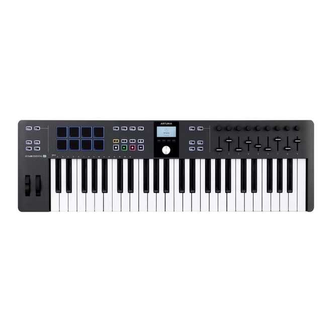 Arturia KeyLab Essential 49 MK3 Universal MIDI Controller, Black