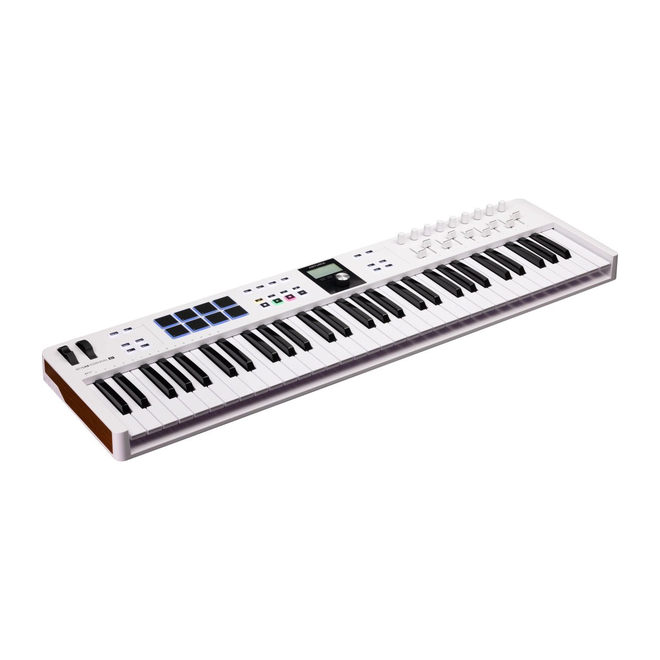 Arturia KeyLab Essential 61 MK3 Universal MIDI Controller, White