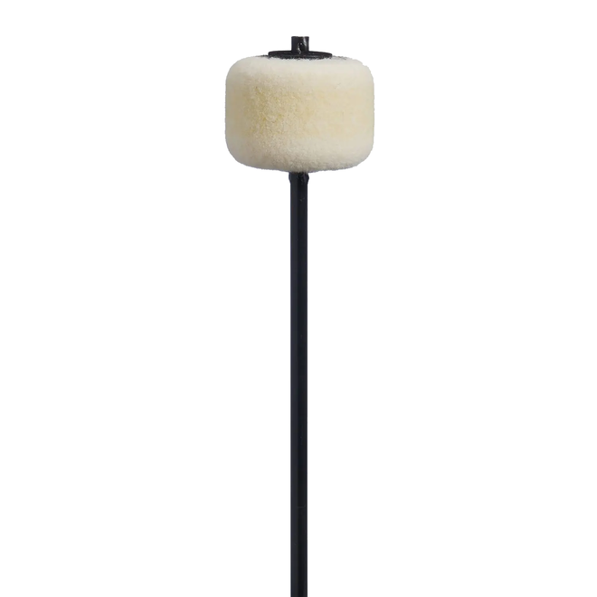 Danmar Felt Bass Drum Beater White w/Black Shaft