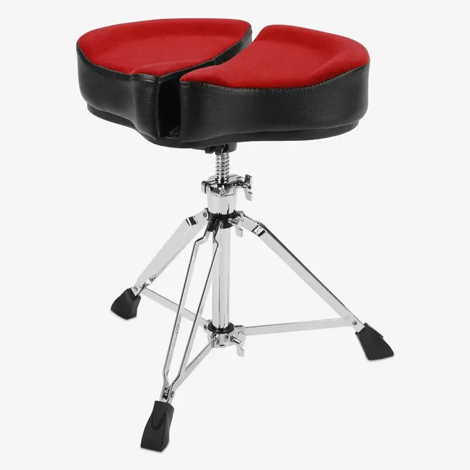 AHEAD Spinal-G Saddle Top Throne, 3 Leg Red/Black