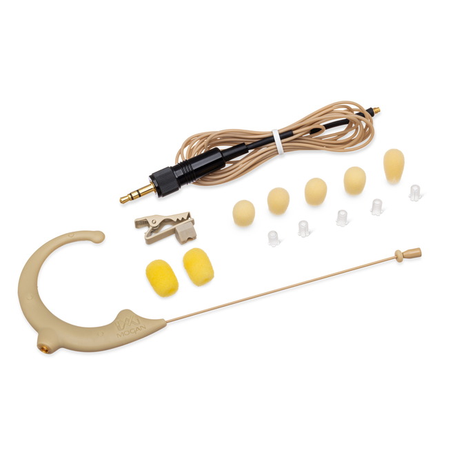 Mogan Standard Omni Earset Microphone, Beige, Sennheiser