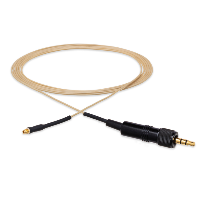 Mogan 1.2mm Replacement Cable for Sennheiser Beltpacks, Beige