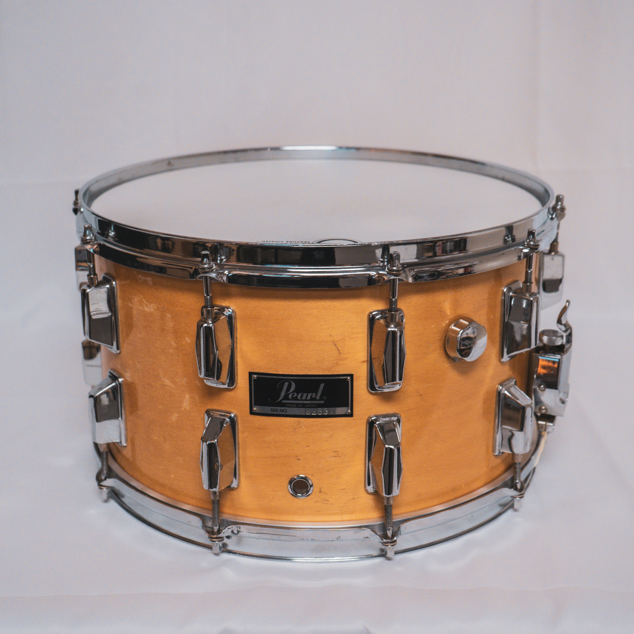 1980s Pearl ET814X 8 Ply 8x14 Maple Snare Drum, Made in Japan