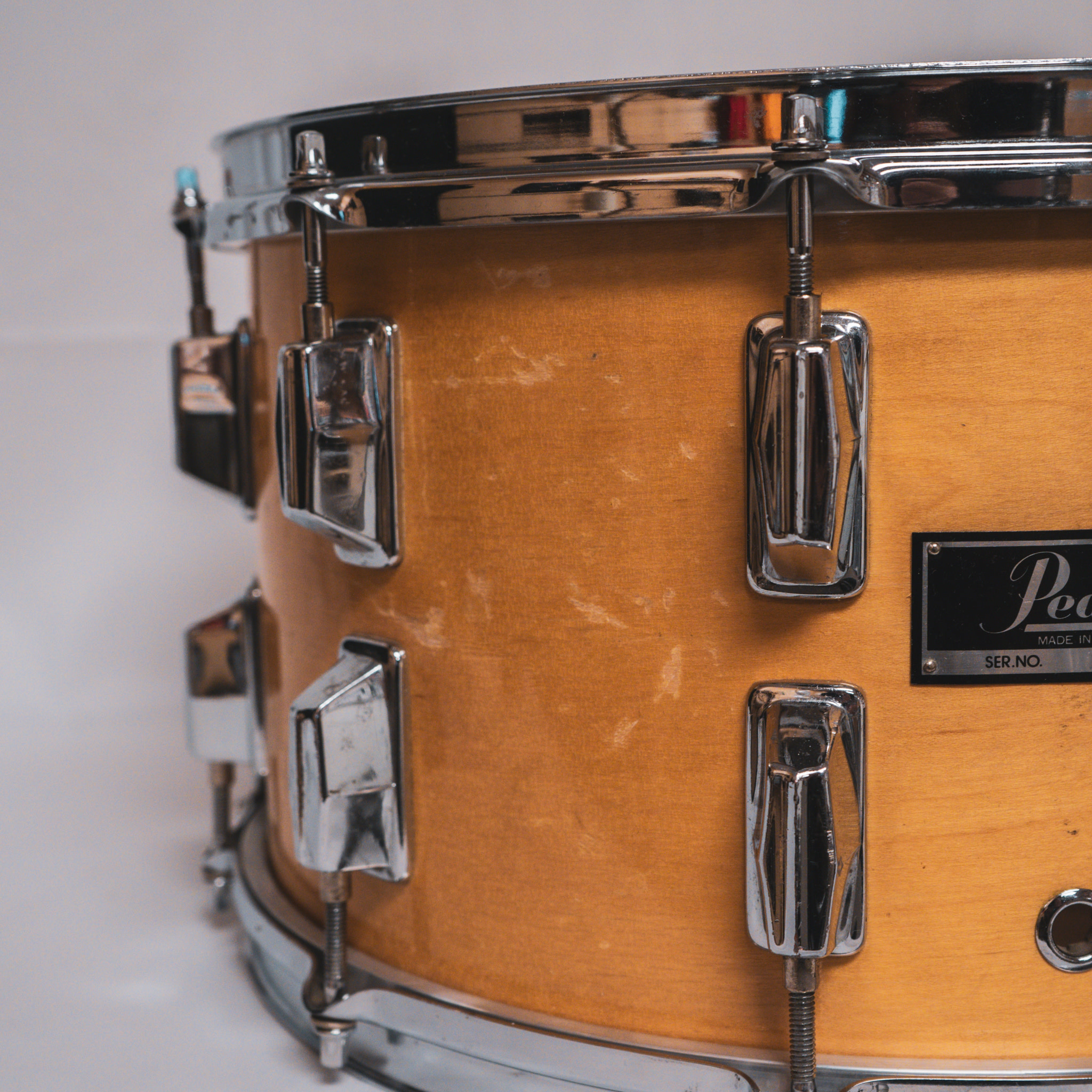 Pearl 1980s Pearl ET814X 8 Ply 8x14 Maple Snare Drum, Made in Japan
