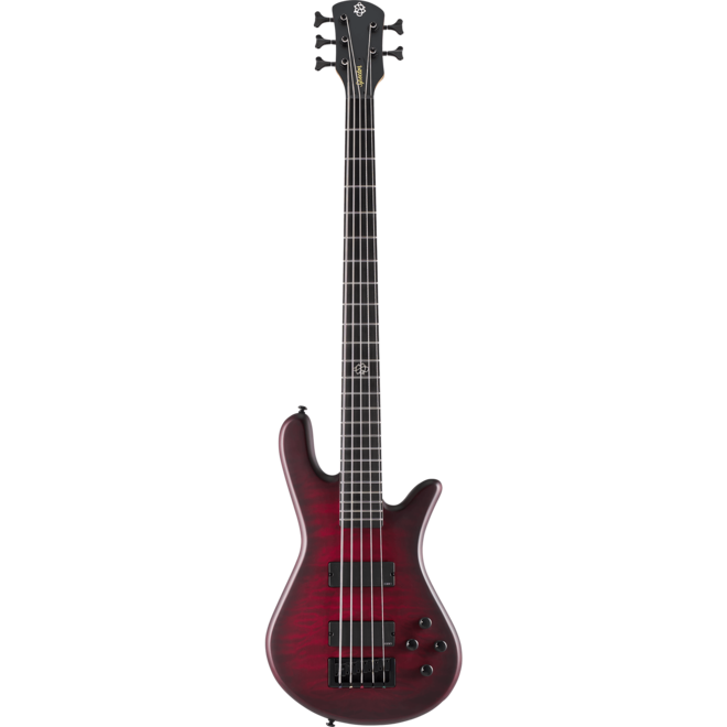 Spector NS Pulse II Series 5-String Electric Bass, Black Cherry Matte