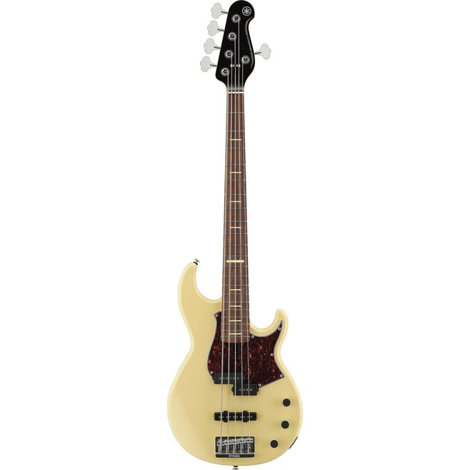 Yamaha BBP35II BB Pro Series Bass Guitar, 5-String, Vintage White
