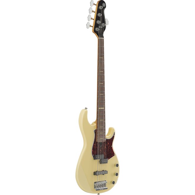 Yamaha BBP35II BB Pro Series Bass Guitar, 5-String, Vintage White