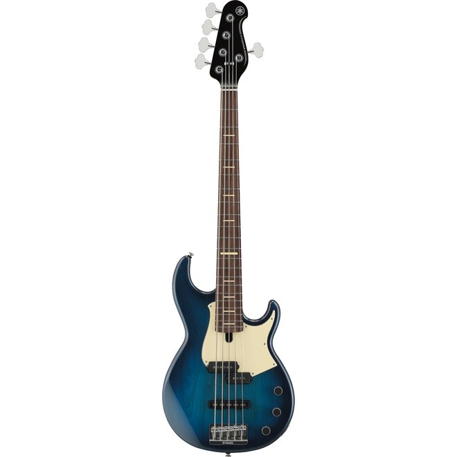 Yamaha BBP35II BB Pro Series Bass Guitar, 5-String, Moonlight Blue, w/Hardshell Case