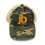 JB Music Co. Mesh Back Dad Hat, Army Camo/Khaki, Embroidered Original Logo