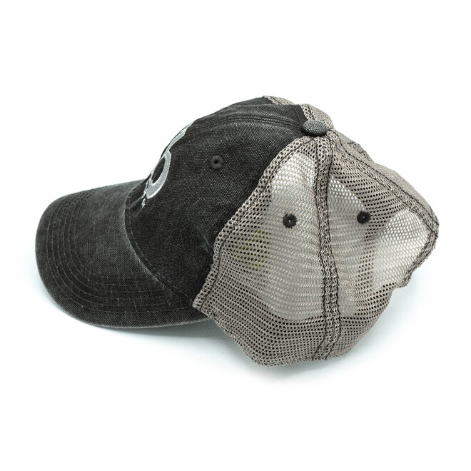 JB Music Co. Mesh Back Dad Hat, Black/Grey, Embroidered Original Logo